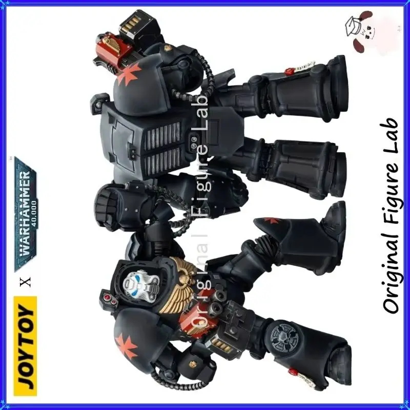 Original JOYTOY WARHAMMER 40K Black Templars Terminator 2 with Power Fist and Storm Bolter Toys Gifts