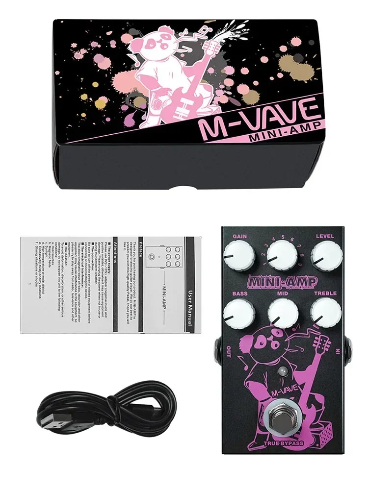 True Bypass Pedal Guitar Effect Pedal 9 Built-in Tone Options Clean Signal Path High-quality Components Legendary Tones