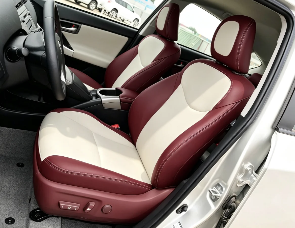 Für Alphard 30 2011~2017 Maßgefertigte Autositzbezüge Luxuriöses Nappaleder 100% Passgenau Innenraumzubehör 360 ° Vollständige Abdeckung – Detail 10
