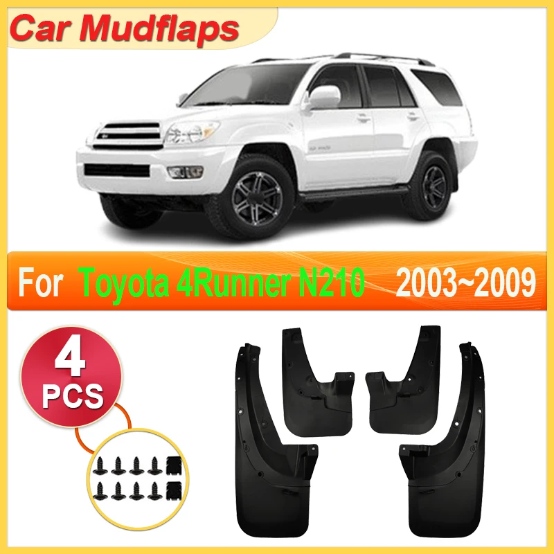 

Car Mudguards Part For Toyota 4Runner N210 MK4 SUV Hilux Surf 2003~2009 Mudflap Fender Car Flare Cover Guard Auto Mud Accessorie