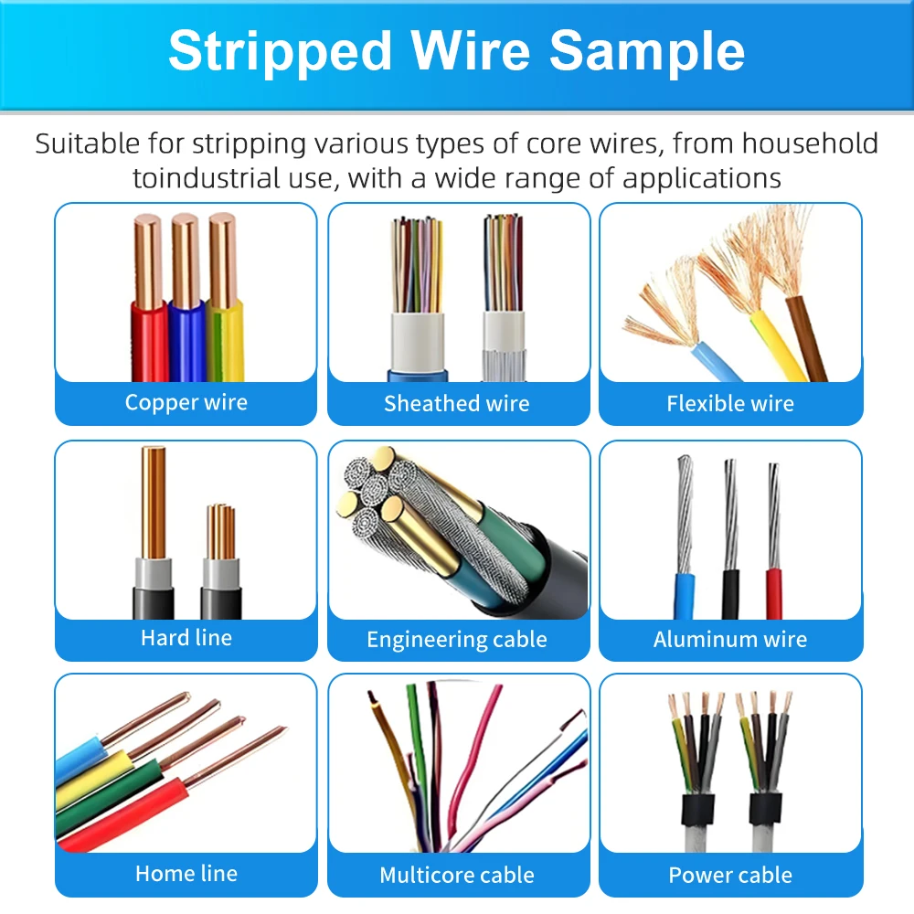 Pelacables manual de 1-70 mm² de alta calidad, compatible con taladro eléctrico y manivela, herramienta para pelar cables, directo de fábrica 2026