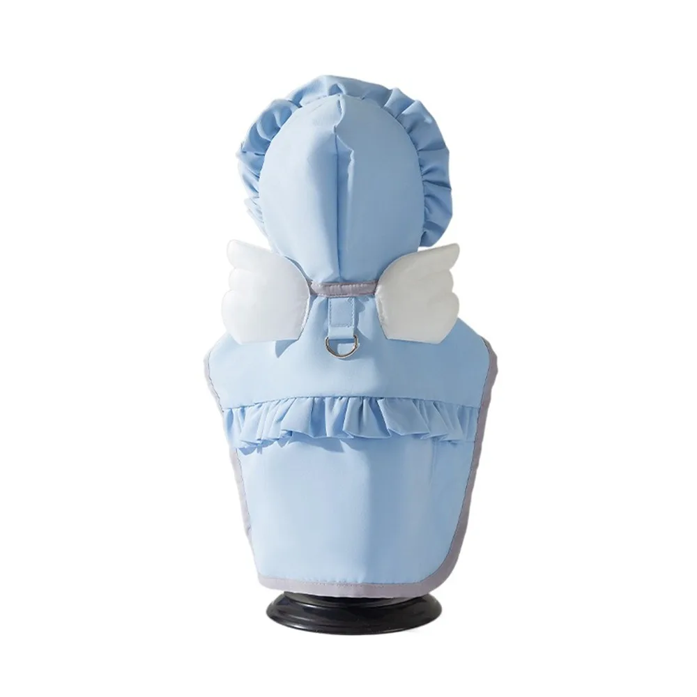 

Cute Cape Style Pet Dog Angel Raincoat Waterproof Adjustable Dog Candy-Colored Raincoat Breathable Dog Clothes Rainy Days