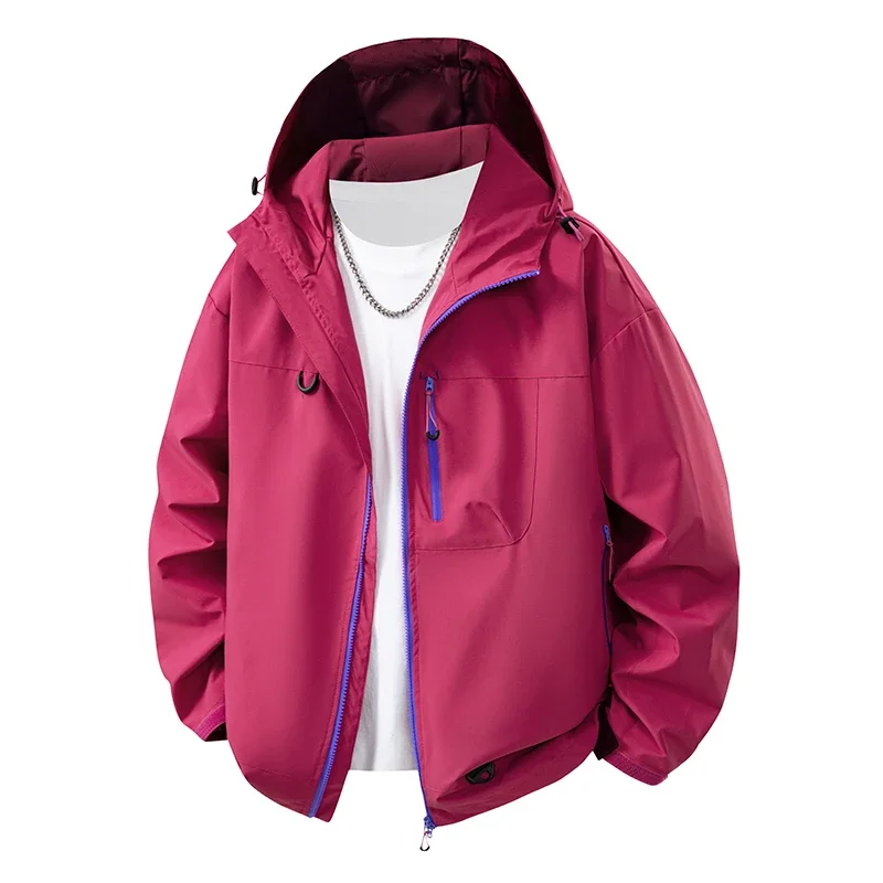 

2025 NEW Trendy Casaul Jacket Men's Baseball Collar Streetwear Coats Hoodies