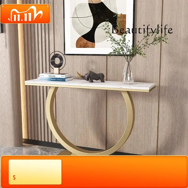 6 طاولة زاوية فريدة من نوعها إسكندنافية حديثة وحساسية أنيقة وبسيطة للمدخل طاولة فاخرة أنيقة تافولو سالوتو أثاث طاولة المدخل #1