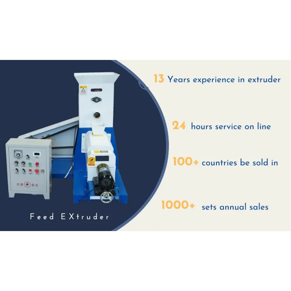 Single Screw Pet Food Extruder Machine for Dog & Cat Feed Production High Efficiency Motor & Gear Components
