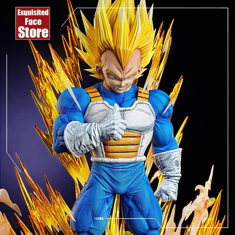 

35cm Dragon Ball Z Vegeta Super Saiyan Figure Vegeta SSJ PVC Action Figure GK Statue Collection Model Toys for Children Gifts