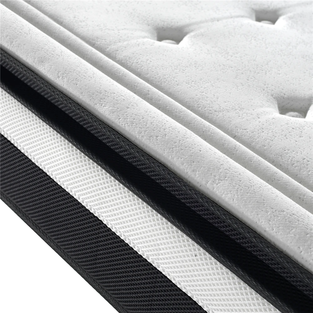 Hot selling queen size bed made in China pillow top orthopedic mattress