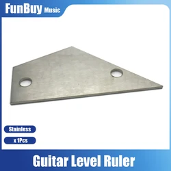 Guitar Wire Balance Fret Level Measuring Ruler Stainless Steel Measuring Ruler Chrome for Guitar Luthier