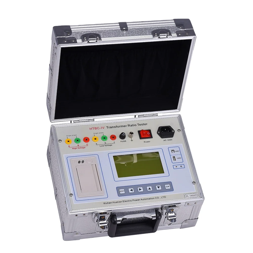 

B UHV-331 Automatic TTR Test Set Turns Ratio Group Measuring Instrument Transformer Turns Ratio Tester Kit