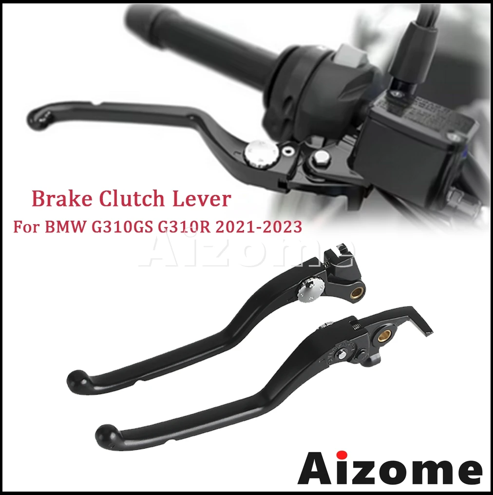 Black Motorcycle Manual Control Brake Clutch Lever For BMW G310GS G310R G 310GS G 310R G 310 GS G 310 R G310 GS R 2021 2022 2023