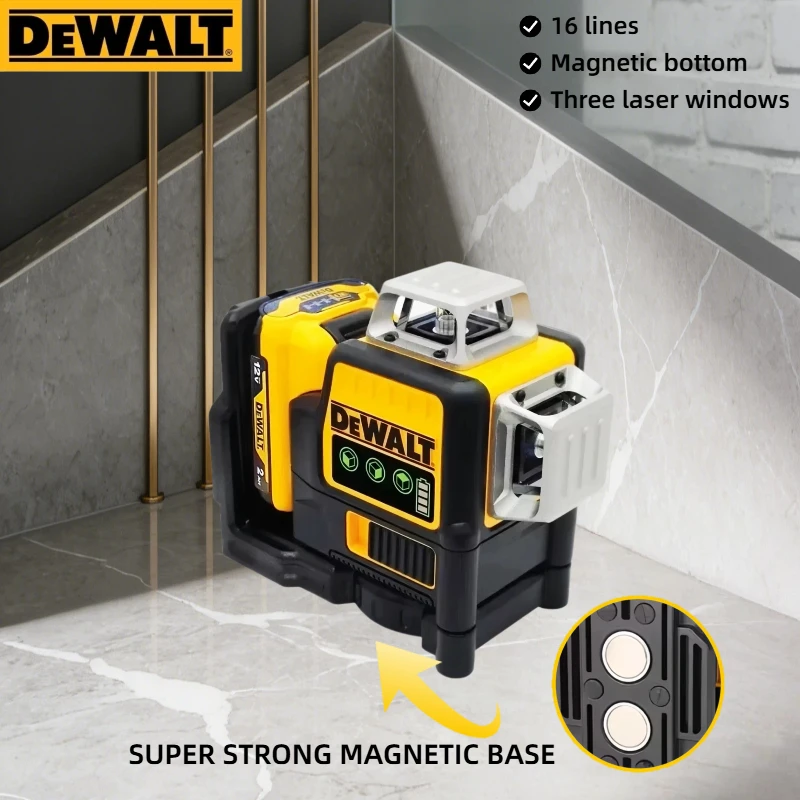 dewalt-dw089lg-12v-lithium-battery-green-light-laser-level-3-sides-360-degree-horizontal-vertical-laser-level-meter-for-outdoor