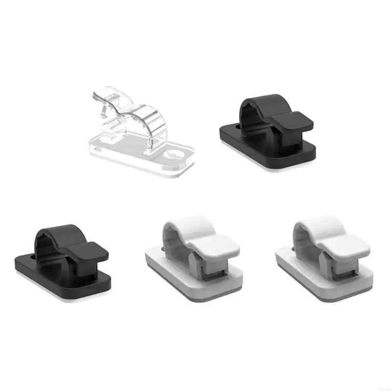 

2025 Новые 20шт -кабельные зажимы для управления кабелями зажима для аккуратной организации