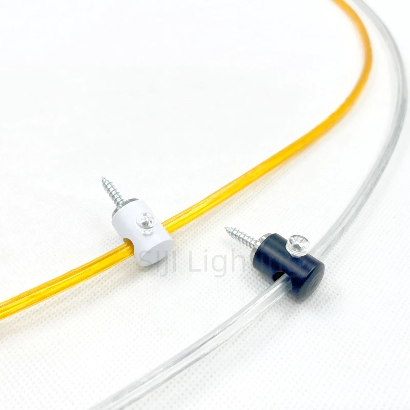 Iron Cable Clip Metal Wiring Accessories Iron Wire Grip Pendant Light Shifter Metal Fixators for Indoor Lighting Power Cord Clip