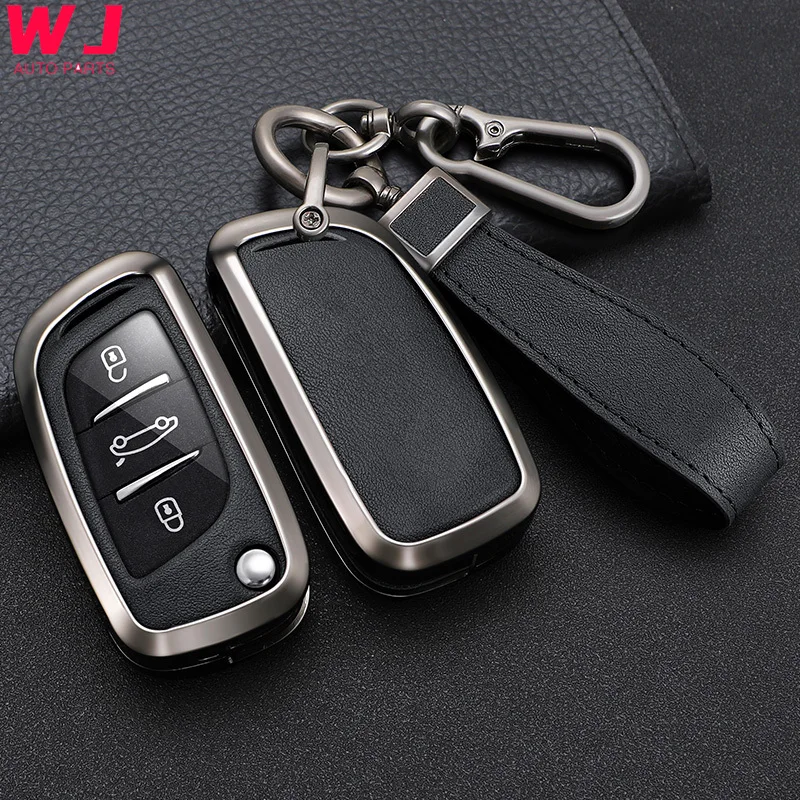 

Car Remote Key Cover Case Shell Fob For Peugeot Citroen C1 C2 C3 C4 C5 DS3 DS4 DS5 DS6 Car Styling Accessories Keychain