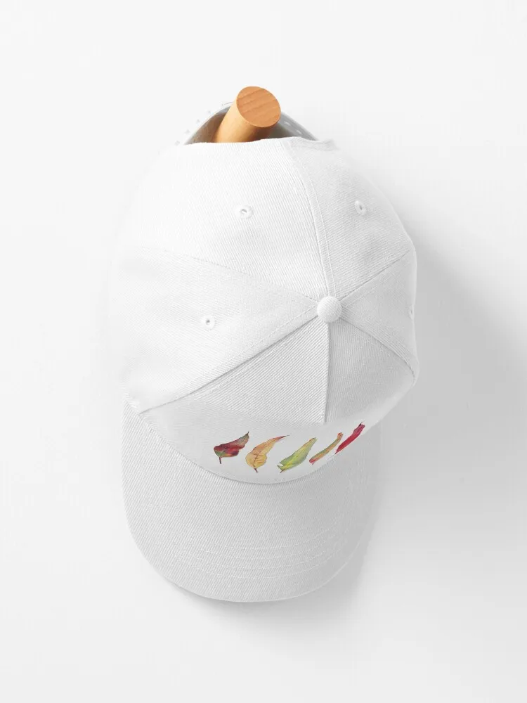 Watercolor Eucalyptus Leaves Cap For Women Men Hip Hop Cap Street Baseball Hat New Fashion Hat