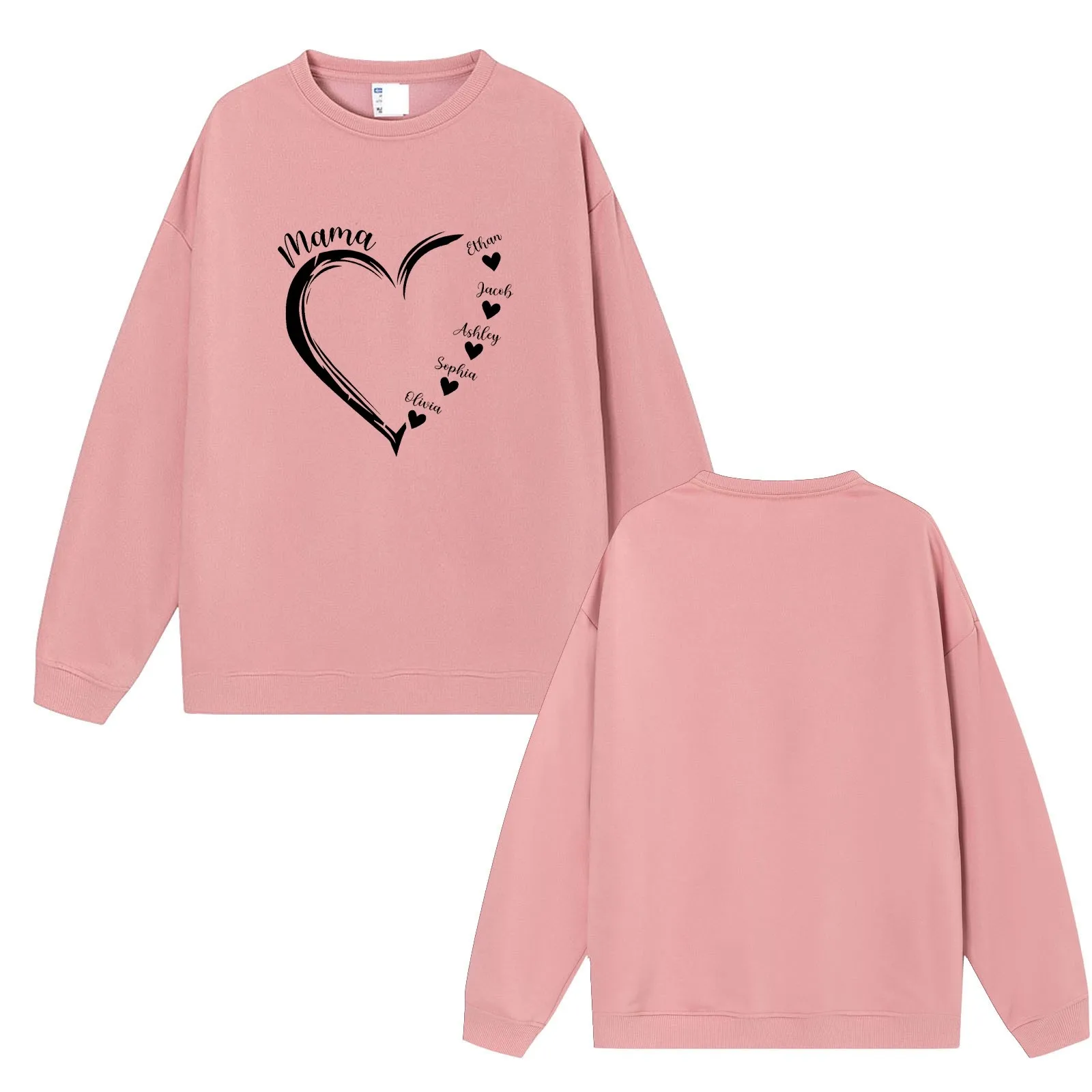 Valentijnsdag Kleding Mannen En Vrouwen Modieuze Lange Mouwen Pullover Herfst Capuchon Top Valentijnsdag Liefdesprint