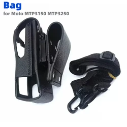 Motorola Walkie-talkie Cowhide Leather Cover Belt Clip for MTP3100 MTP3150 MTP3200 MTP3250 MTP3500 MTP3550 Radio Accessories