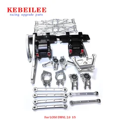 KEBEILEE CNC Aluminum & carbon fiber Upgrade components For LOSI DBXL-E 2.0 1/5