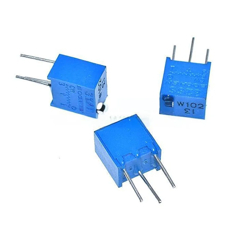 10PCS 3266W Precision Trimmer Potentiometer Adjustable Variable Resistor 1K 2K 5K 10K 50K 100K 200K 500K 1M 102 502 103