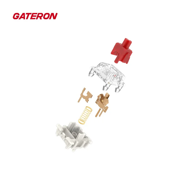 Gateron g amarelo pro 3.0 rgb 5pin smd linear tátil pré lubrificado preto branco vermelho prata interruptor para teclado mecânico mx