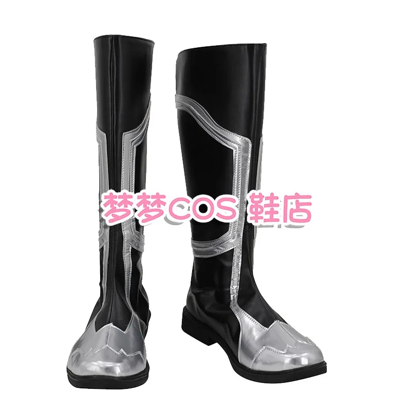 Megami Tensei 5 Protagonista Nahobino Buty do Cosplayu Ręcznie Robione Botki ze Sztucznej Skóry