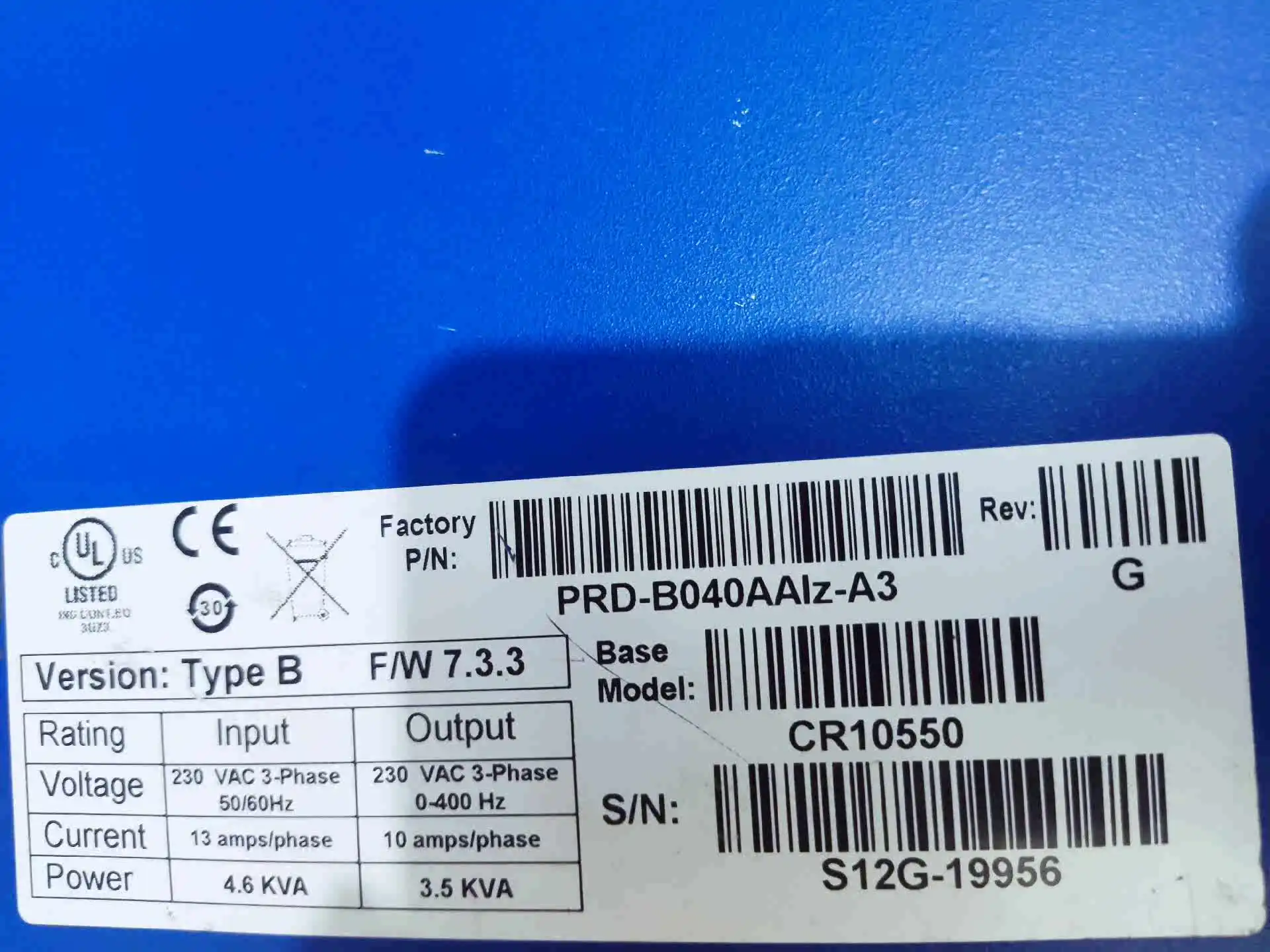 Сервопривод CR10550 для Kollmorgen