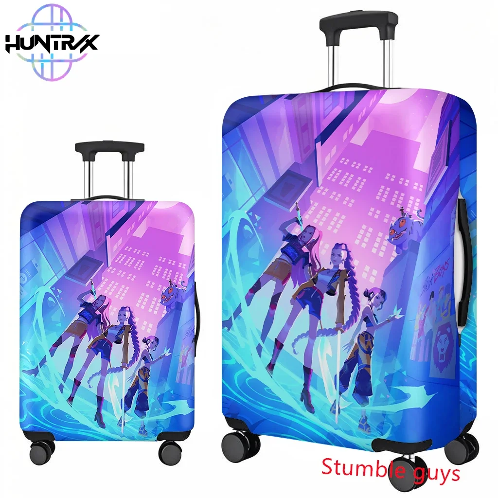 

Demon Hunters Kpop Luggage Cover Fits 18-32 Inch Suitcases Anime Print Travel