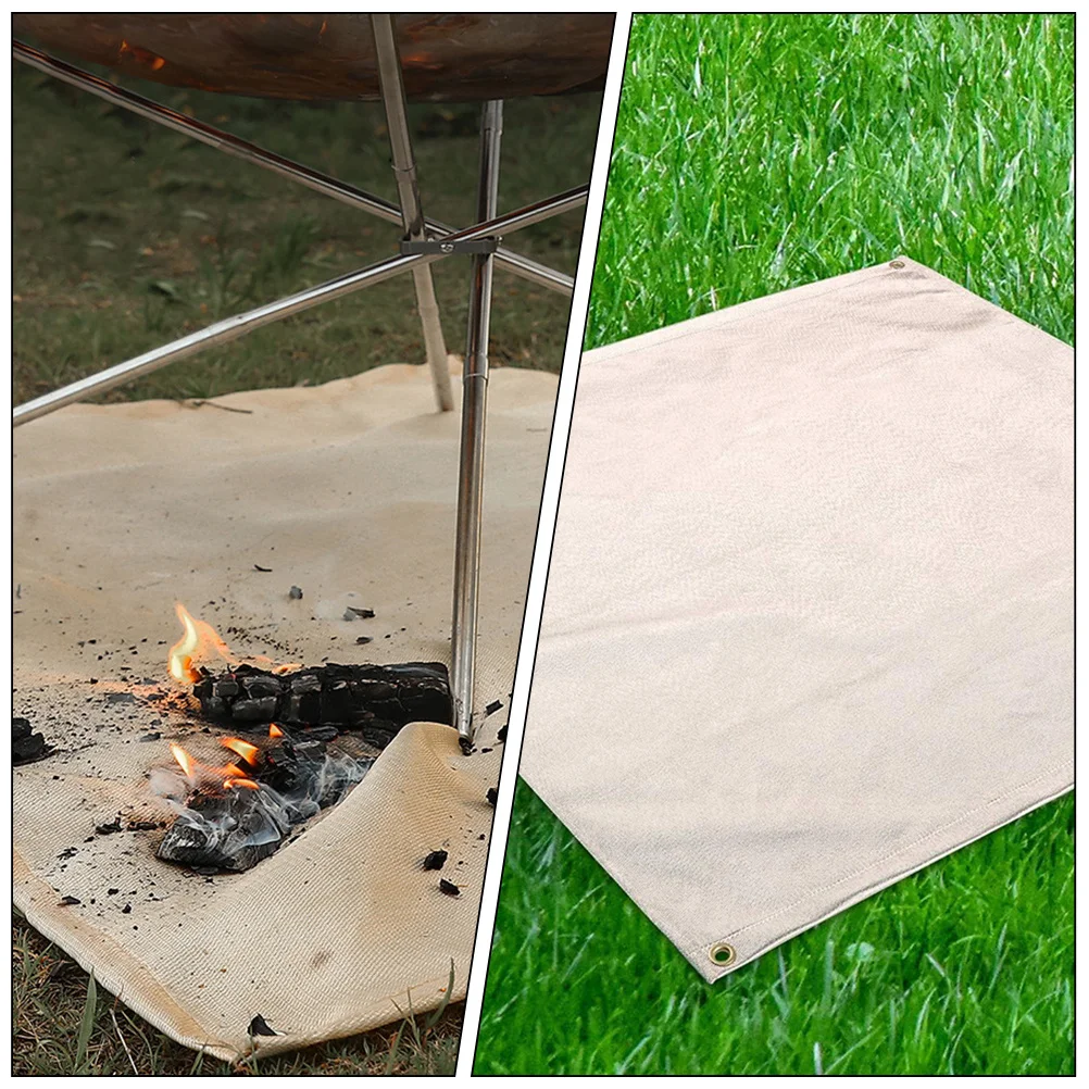 

Fire Retardant Blanket Outdoor Fireproof Mat for Camping Bbq Grill Deck Protection Grill Mat for Deck Fire Proof Blanket