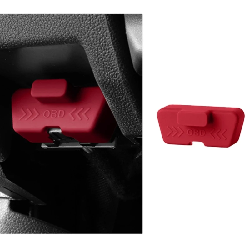 Universal OBD Port Protector Waterproof Dustproof Cover For Vehicles Silicone