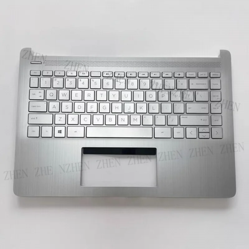 

Y оригинальная клавиатура с упором для рук HP 14-DQ 14-FQ 14T-DQ 14S-DQ, серебристая L88200-001