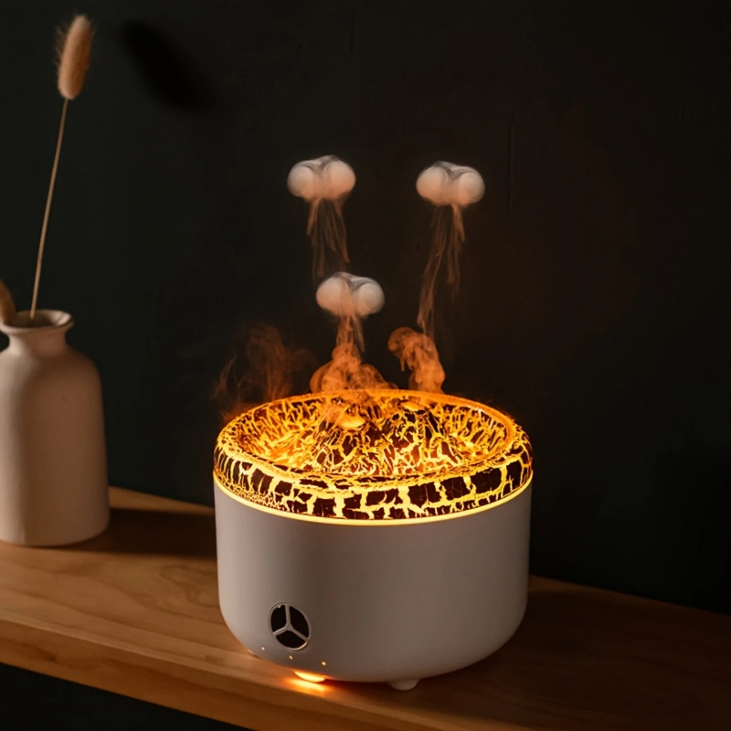 

500ml Aroma Diffuser with 6 Oils - Long-Lasting Humidifier for Bedroom & Home