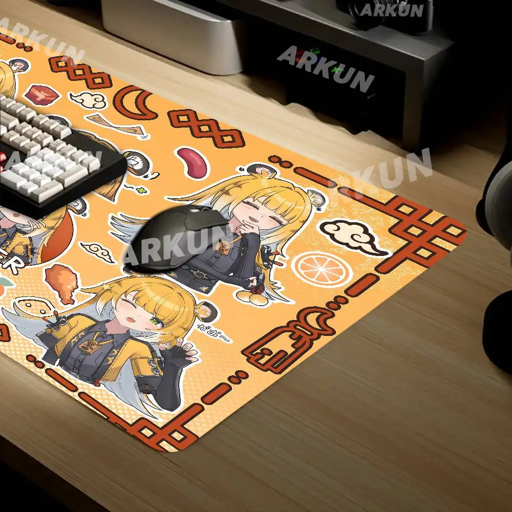XXL カワイイ ジュフフ ゼンレスゾーンゼロ マウスパッド ゲーマー コンピューターアクセサリー キーボードテーブル 会社 ゲーミング ラップトップデスクアクセサリー PC