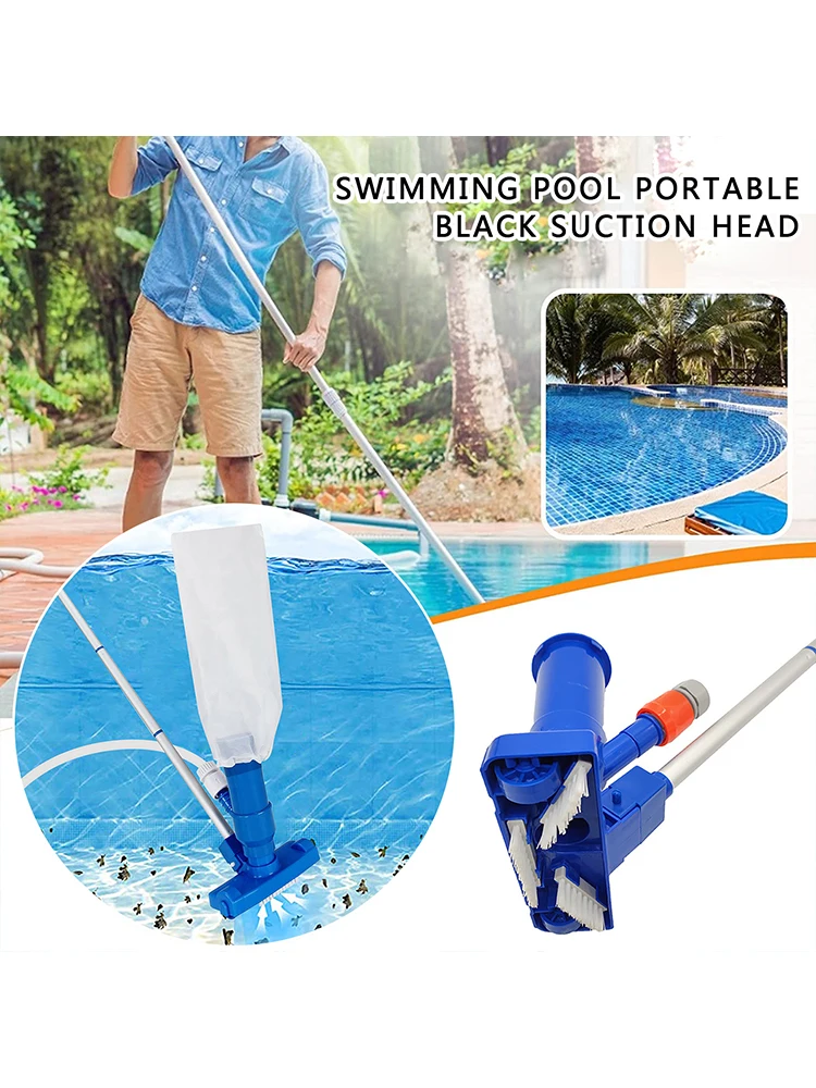 Pond Vacuum Jet Underwater Cleaner with Handle Hot Spring Pond Fountain Cleaner Portable for Swimming Pools