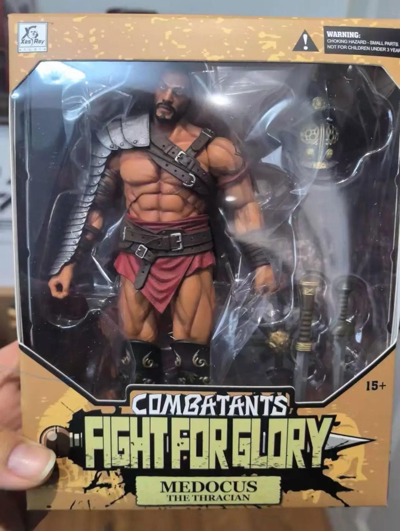 

XesRay Fight For Glory 1/12 Фигурка Combatants Wave 6 Medocus The Thracian Аниме Модель Для Подарка В наличии