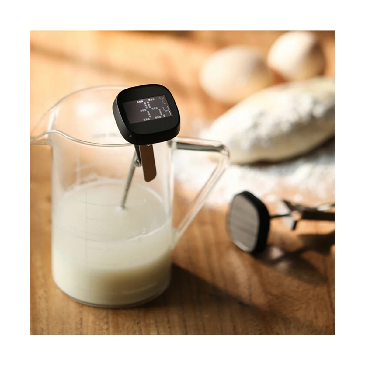 

Coffee Thermometer Electronic Digital Display Thermometer Hand-Brewed Coffee Milk Lahua Milk Froth Temperature Needle