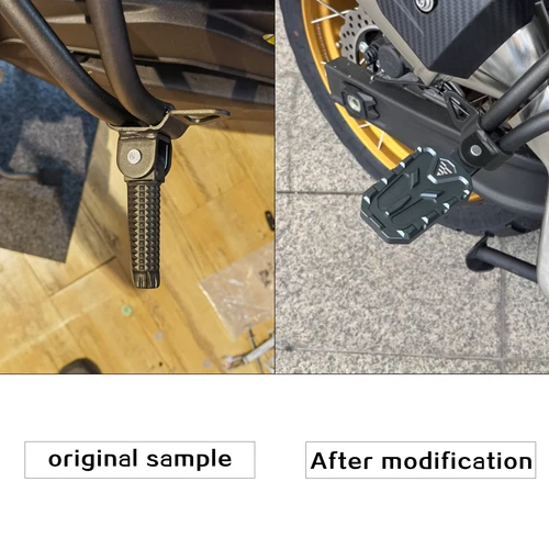 Imagen 2 del producto Accesorios de motocicleta para VOGE DS525X DS 525X DSX525 525 DSX asiento de extensión de pie delantero y trasero Pedal de freno antideslizante