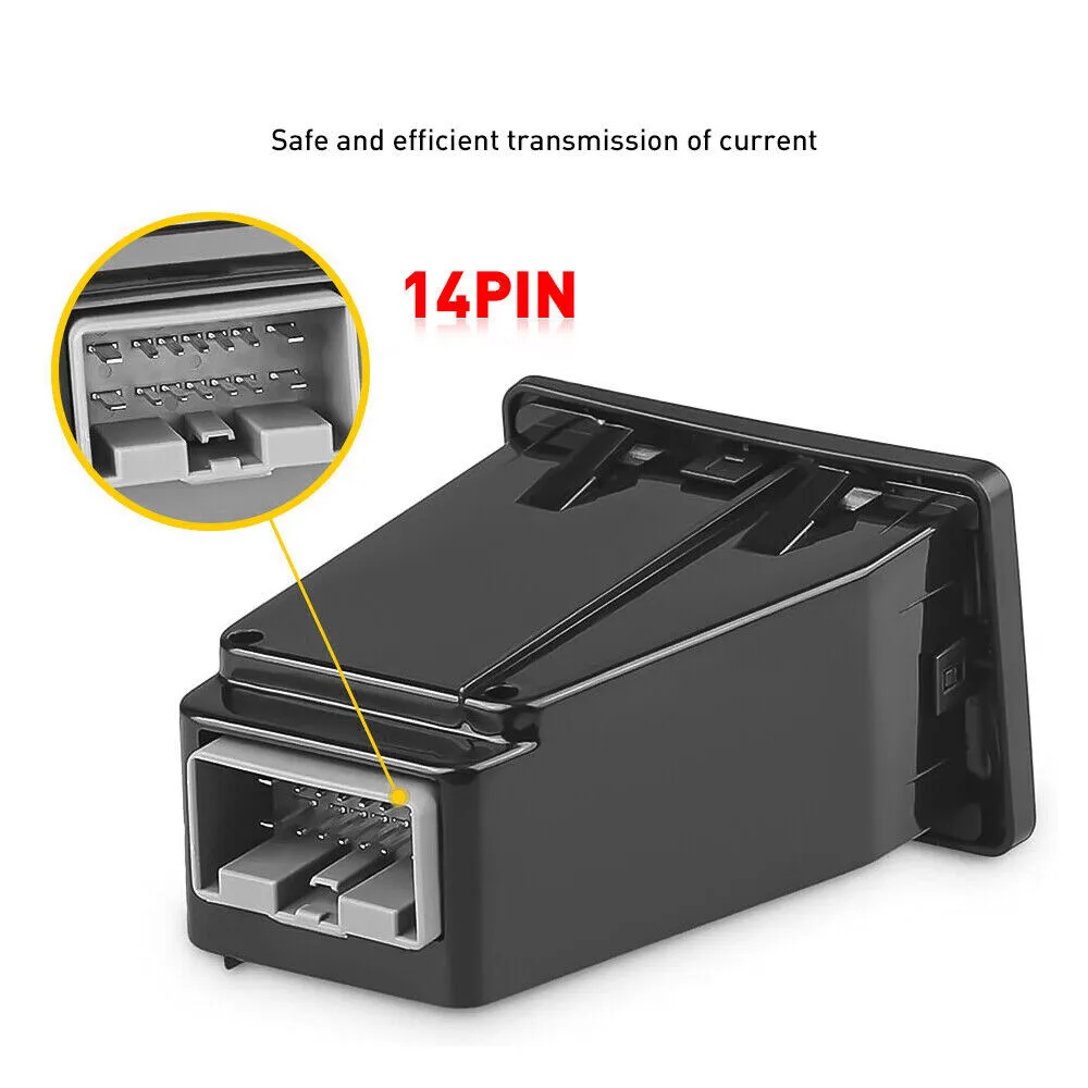 FL3Z-19H332-AA FL3Z-19H332-AB Módulo controlador de freio de reboque no painel para 2015-2020 F-150 Ford 2.7L 3.0L 3.3L 3.5L 5.0L preto