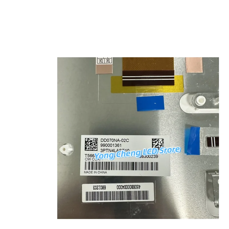 

Подходит для 7-дюймового ЖК-экрана 800*480 DD070NA-02C, автомобильной панели дисплея, WLED TTL, GPS-навигации, 100% тест