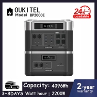OUKITEL BP2000E Portable Power Station 2200W Solar Generator 2048Wh Lifepo4 Battery Home Backup Outdoor Camping Mobile power