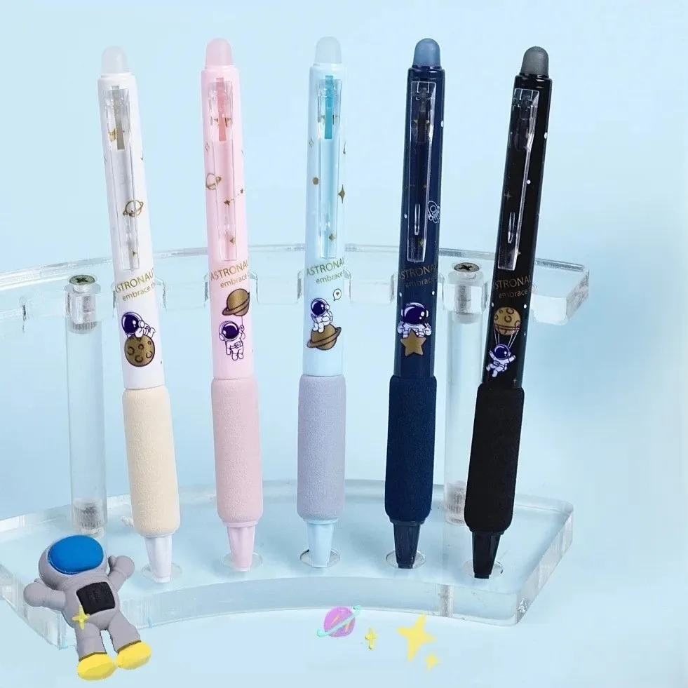 12p Gel Pen Set Cosmic Star Erasable Gel Pen with Soft Grip Press 0.5mm Pen Students‘ Favorite