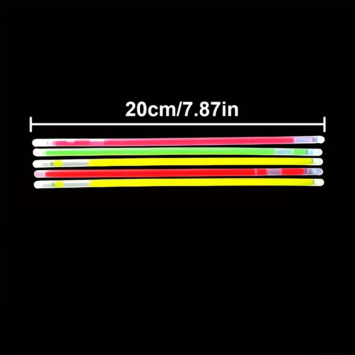 15/35Piece Glow Stick Bulk Set - 8" Multicolor Glow in the Dark Necklaces, Bracelets & Glasses | Party Decor ZSY view 2