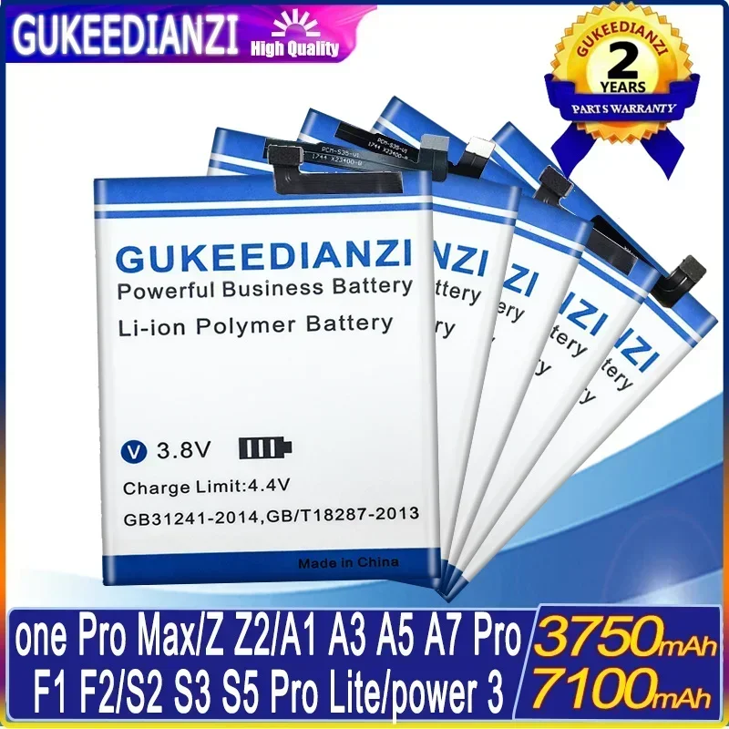 Battery 3750/7100mAh For UMI Umidigi one Pro/Max/Z Z2 A1 A3 A5 A7 S5Pro/F1 F2 S2 S3 Pro S3Pro/S2 Lite/power 3 power3 A5Pro A3Pro