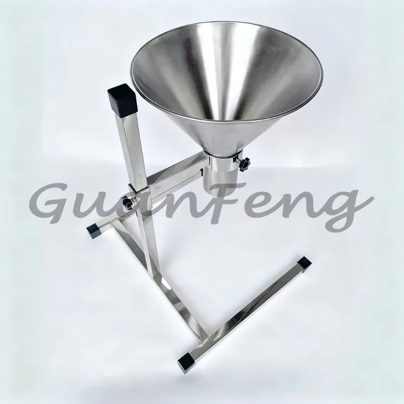 Large Capacity Vertical Vacuum Bag Filling Hopper, Funnel with Flow Control Valve for Material Dispensing