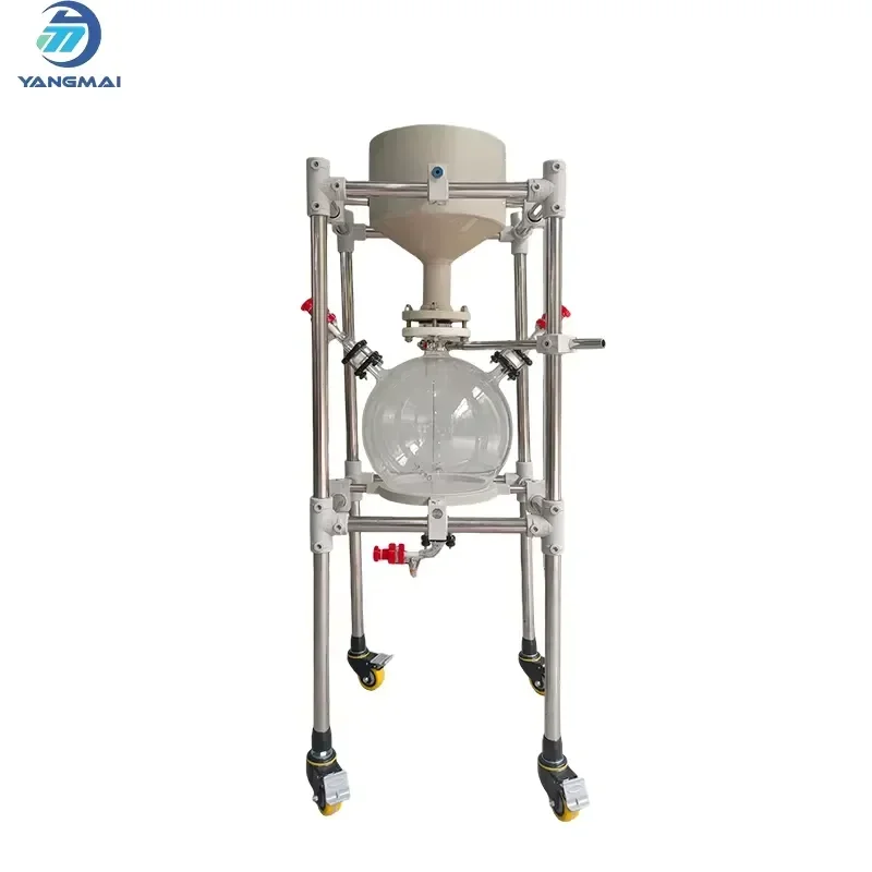 for 20L Industrial Ceramic Buchner Funnel Acid Resistant Porcelain Vacuum Filter Funnel for Chemical Suction Filtration
