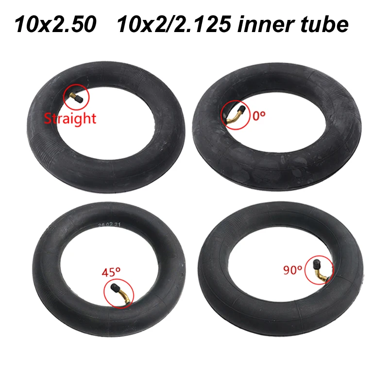 10 Inch 10x2/2.125 10x2.50 Inner Tube for 10x2 255x80 10x3.0 80/65-6 Tire  Electric Scooter Balance Bike Tyre