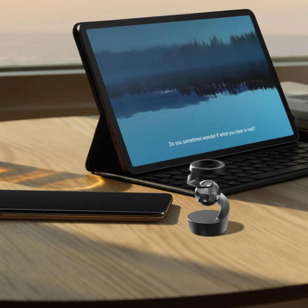 Gravity Defying Kinetic Desk Toy Desktop Floating Gyroscope Fidget Spinners Levitating Desk Toy for Office Desk Decor for Adults