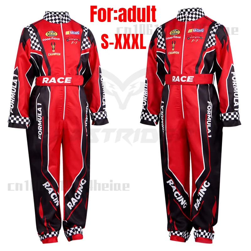 Aldult Breathable Off-road Vehicle Kart ATV Beach Vehicle Riding Suit Children One-piece Training Racing Suit Kart Racing