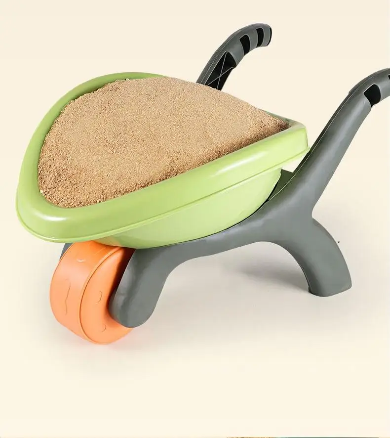 Set di giocattoli per sabbia da spiaggia per bambini addensati di alta qualità Kit da gioco per sabbiera da esterno durevole con stampi a secchiello per pala per giocattoli estivi per bambini