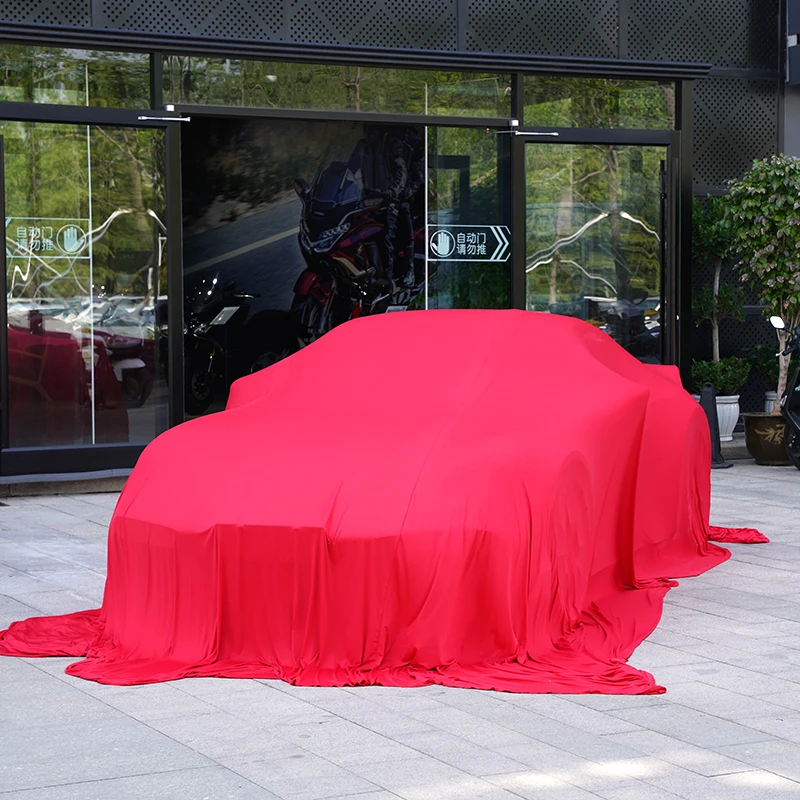 Luxury Indoor Car Cover Super Soft Shiny Car Dustproof Unveiling Exhibition
