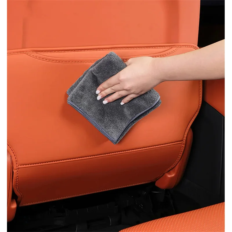 For Li Lixiang L7 L8 L9 2022 2023 Car PU Leather Anti Kick Mat Pad Anti-kick Protector Mats Seat Back Protector Auto Accessories